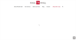 Desktop Screenshot of hallandhallfamilylaw.com
